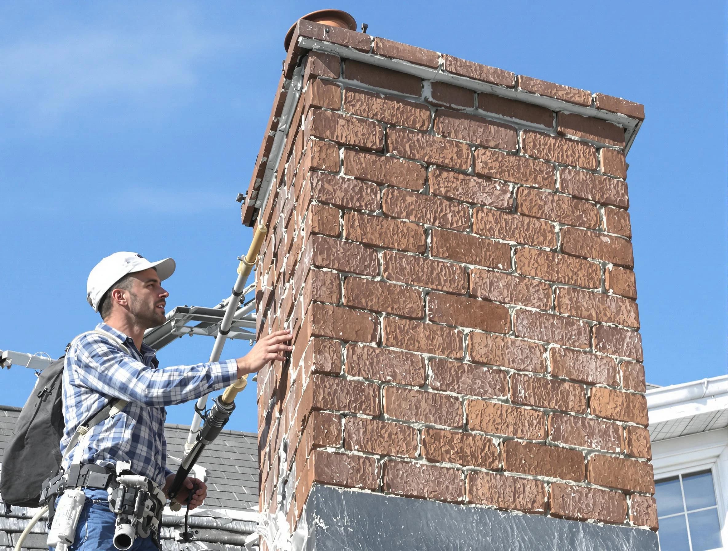 Brickwork for a chimney rebuild by Mount Juliet Chimney Sweep in Mount Juliet, TN