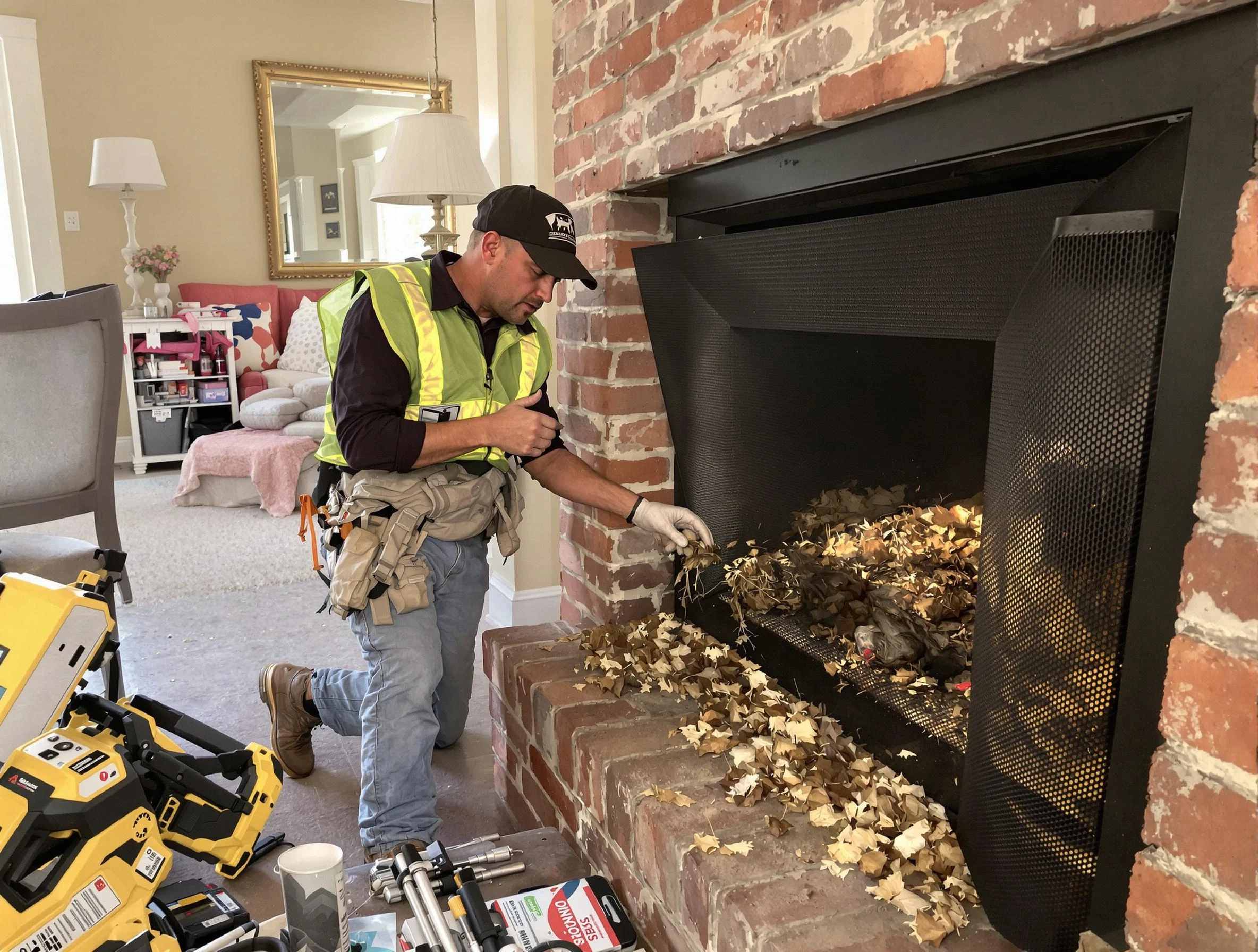 Safe screening installation by Mount Juliet Chimney Sweep in Mount Juliet, TN