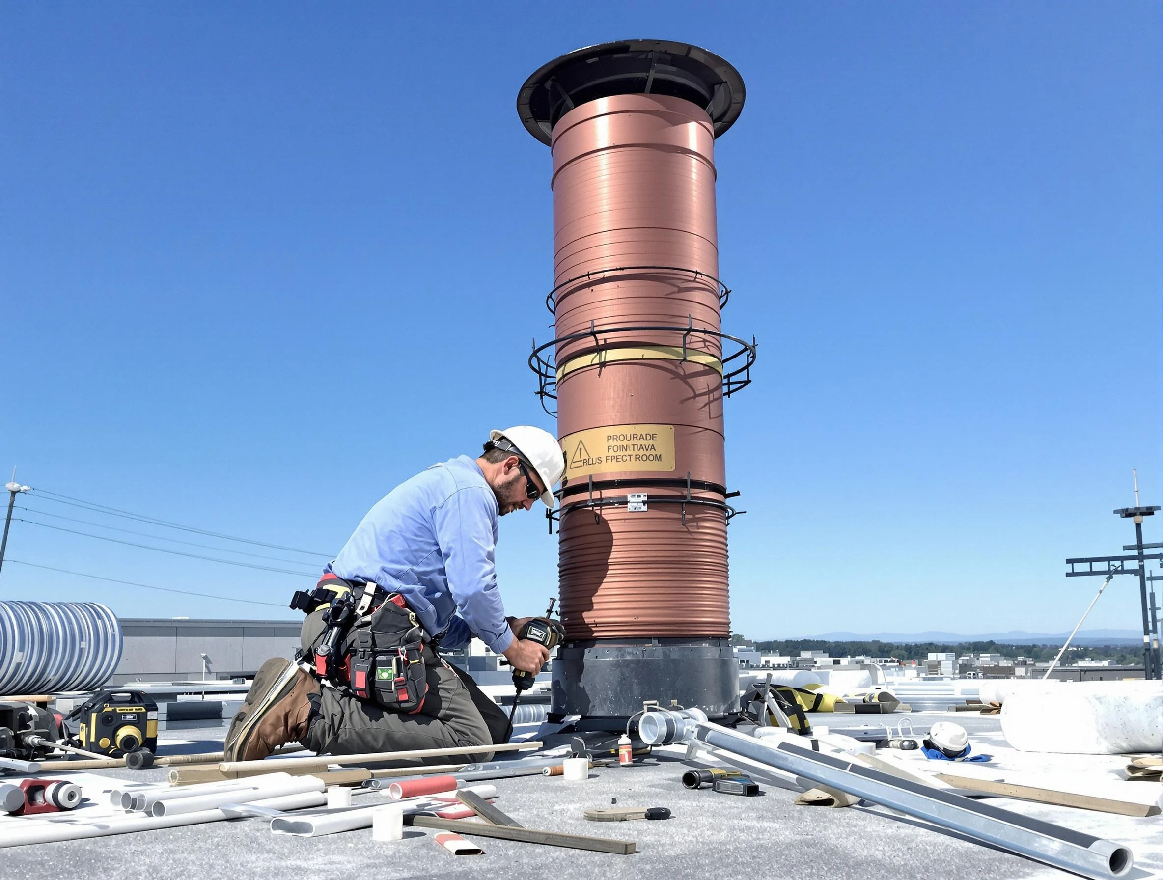 Installed chimney liner by Mount Juliet Chimney Sweep in Mount Juliet, TN