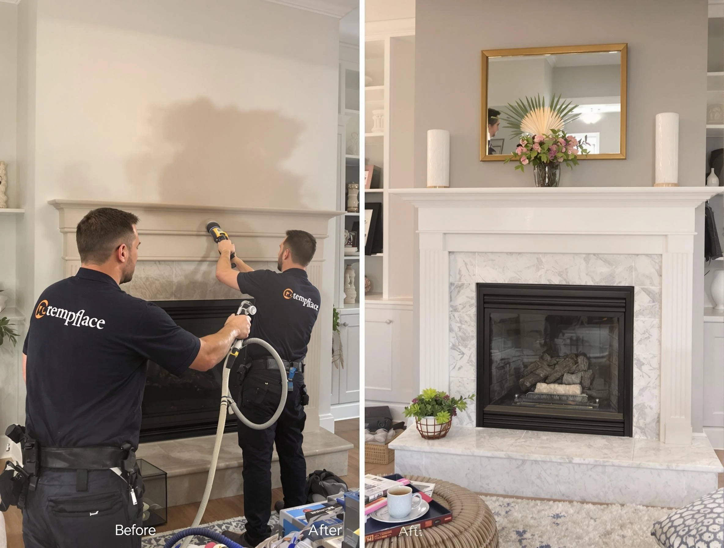 Professional soot removal by Mount Juliet Chimney Sweep team in Mount Juliet, TN
